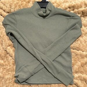 American Eagle Outfitters Sage Green Turtleneck Sweater